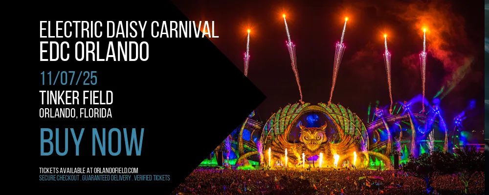 Electric Daisy Carnival - EDC Orlando - 3 Day Pass at Tinker Field