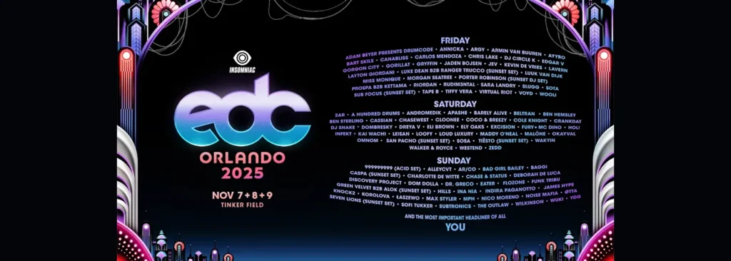 Electric Daisy Carnival - EDC Orlando - Friday at Tinker Field